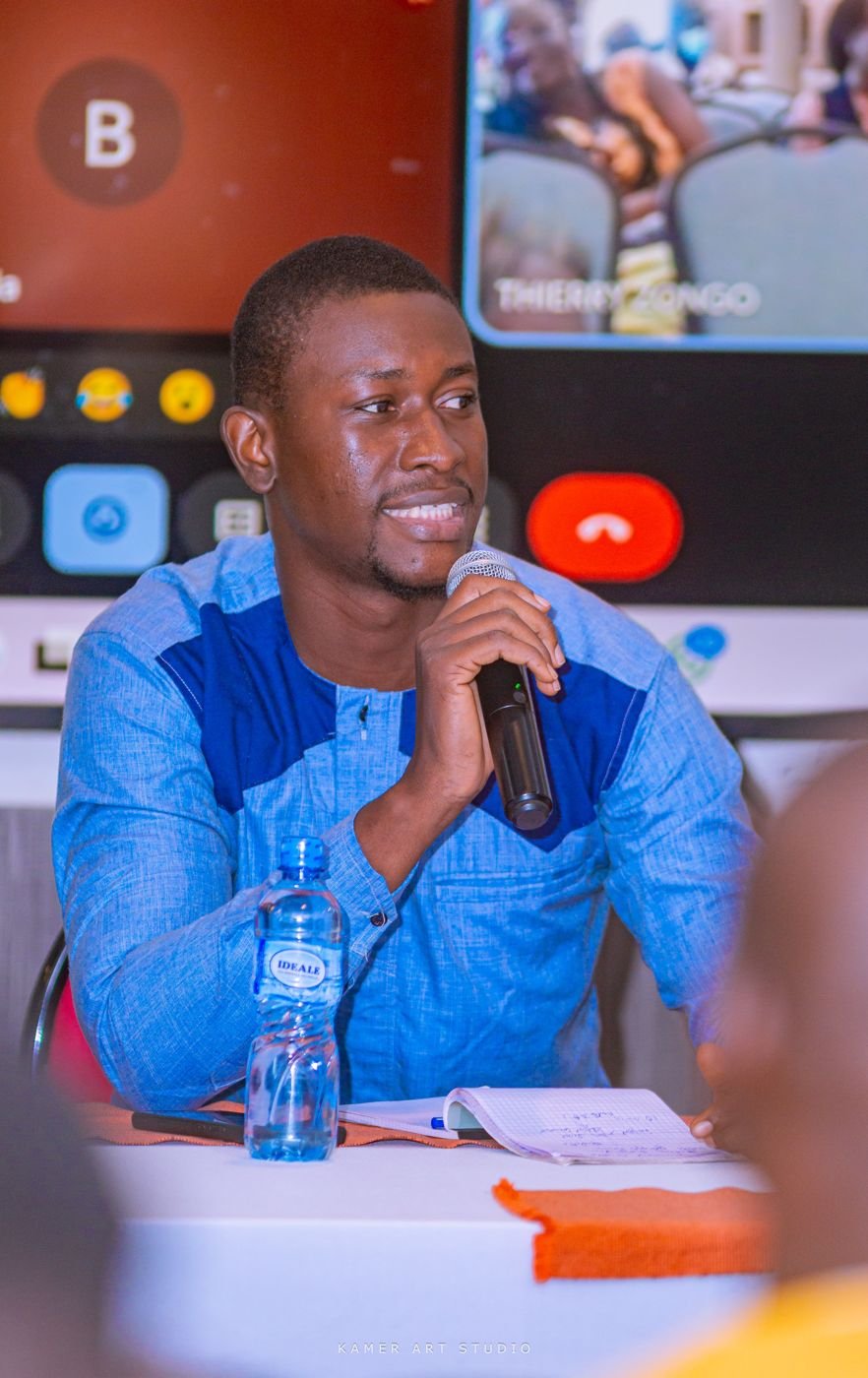 Djibril Pamousso en intervention